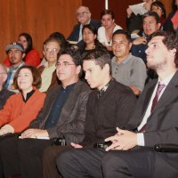 De izquierda a derecha: Jordi Borja, UOC; Diane Davis, Harvard University; Francisco Sabatini, PUCC; Gustavo Andrés Manzano, Universidad de los Andes y Tomás Alejandro Guevara, Universidad de Buenos Aires.