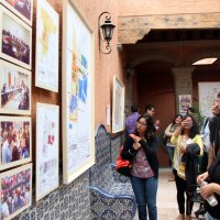 Alumnos del Posgrado en Ciencias Políticas y Sociales y del Posgrado en Urbanismo de la UNAM.