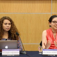 Conferencia Otredad racializada en la migración de mujeres a la Ciudad de México, de la Dra. Angela Yesenia Olaya Requene, investigadora del Instituto de Investigaciones Afrolatinoamericanas, de la Universidad de Harvard. 