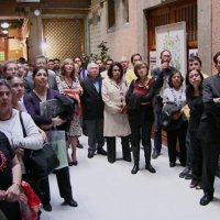 Inauguración de la exposición en el XX Aniversario del PUEC.