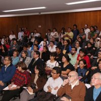 Asistentes al Seminario. Sede: Aula Pepita Saiso de la Facultad de Arquitectura, Ciudad Universitaria.