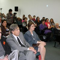 Público asistente a la presentación del libro en la XXXV Feria Internacional del Libro del Palacio de Minería.