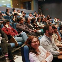 Público asistente al Seminario en la sede del Auditorio José Luis Sánchez Bibriesca de la Torre de Ingeniería, Ciudad Universitaria.