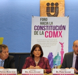 Foro “Ciudad de México. Aportes al proceso de elaboración de su Constitución”