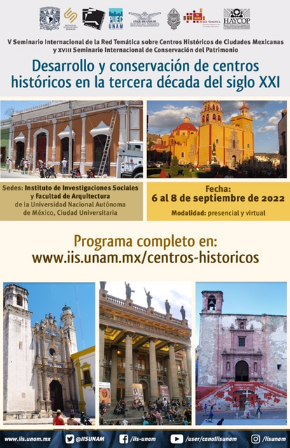 Desarrollo y conservación de Centros Históricos en la tercera década del siglo XXI