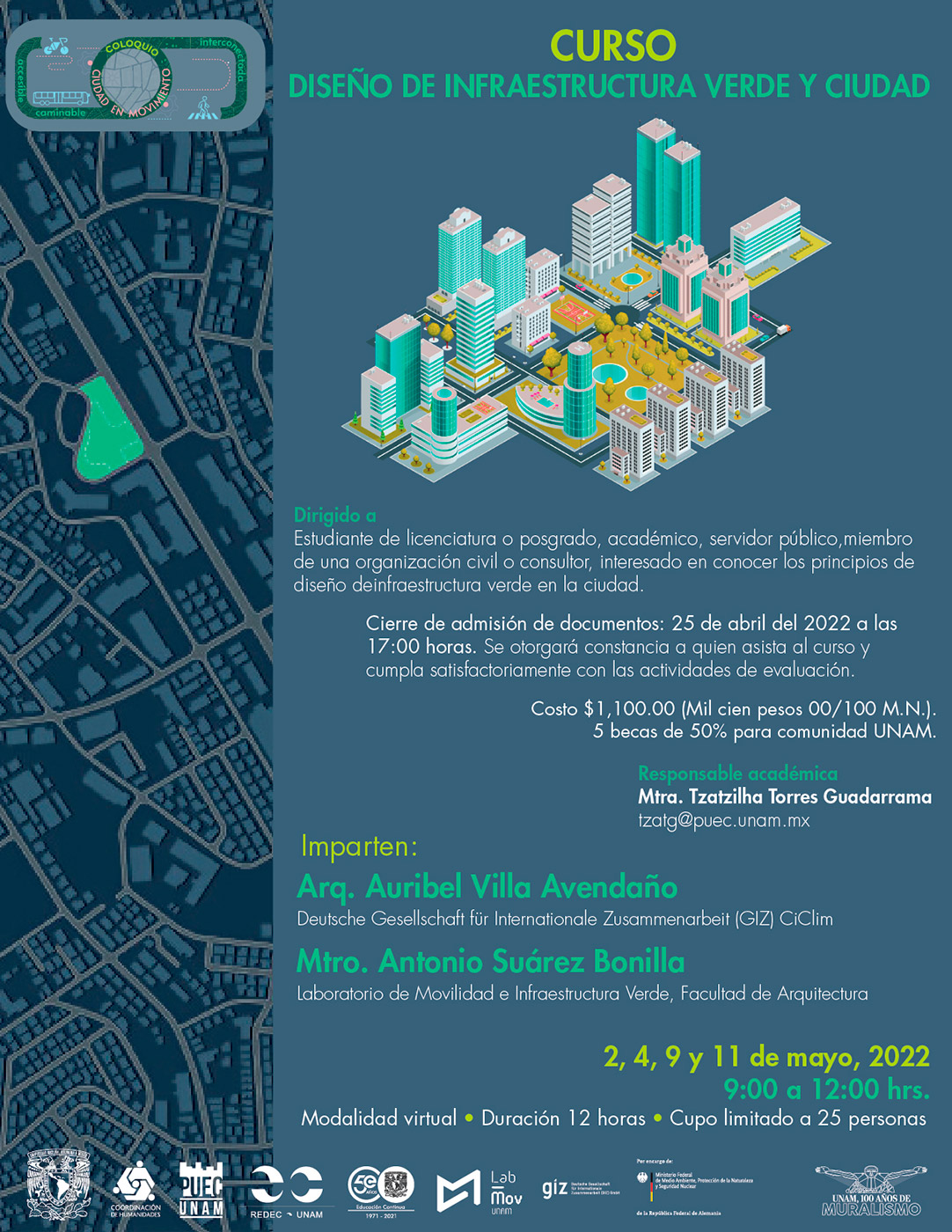 Curso Diseño de infraestructura verde y ciudad