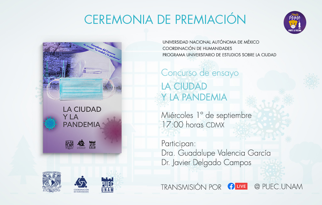 Ceremonia de Premiación del Concurso de ensayo La Ciudad y la Pandemia