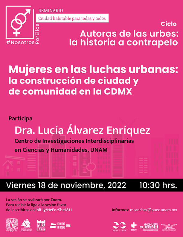 Mujeres en las luchas urbanas: la construcción de ciudad y de comunidad en la CDMX