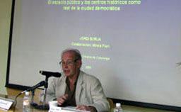 Jordi Borja en ponencia inaugural